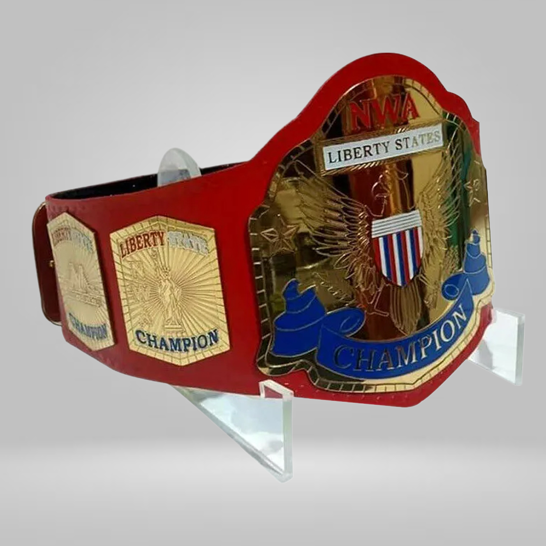 New NWA Liberty States Wrestling Championship Inspired Belt Replica - photo 2 of 3 | Brex International