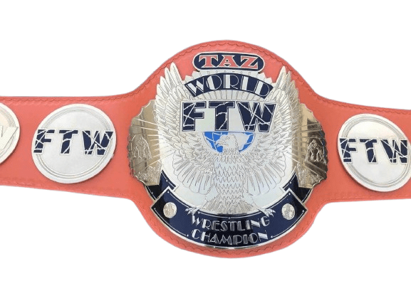 New TAZ FTW Heavyweight Championship Wrestling Leather Inspired Belt - photo 1 of 6 | Brex International