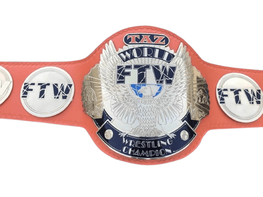 New TAZ FTW Heavyweight Championship Wrestling Leather Inspired Belt - photo 1 of 6 | Brex International