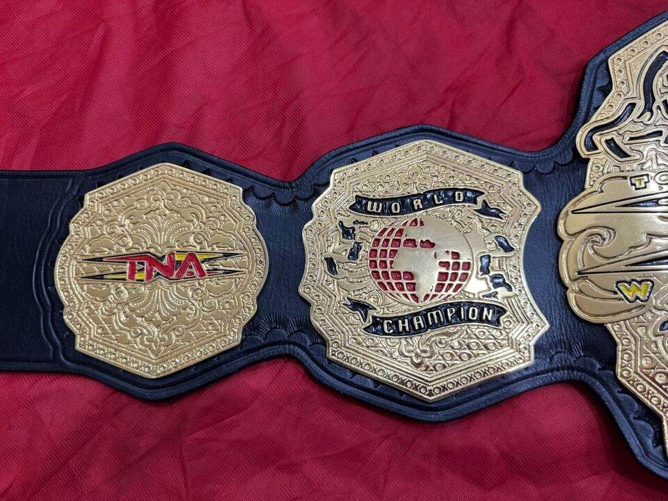 New TNA WORLD Wrestling Championship Inspired Title Belt - photo 2 of 9 | Brex International