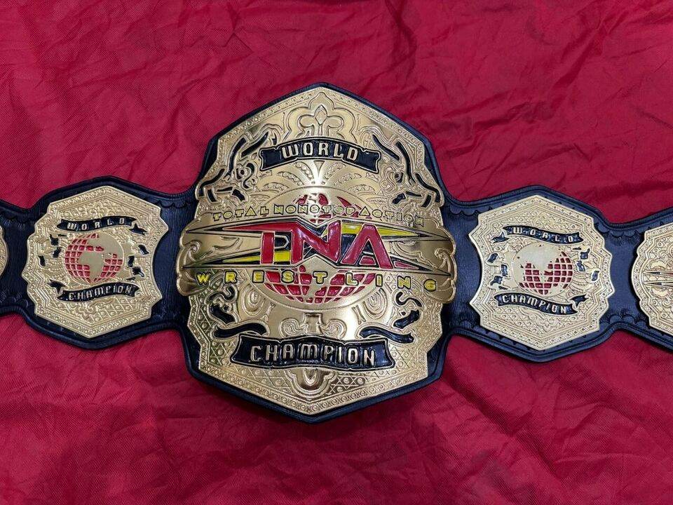 New TNA WORLD Wrestling Championship Inspired Title Belt - photo 3 of 9 | Brex International