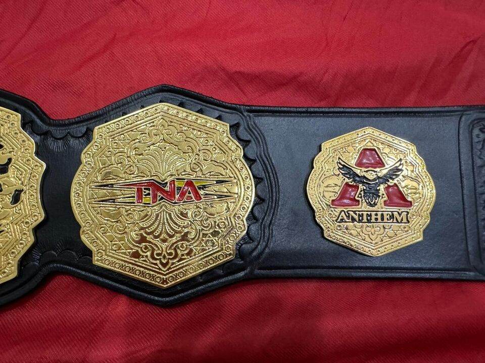 New TNA WORLD Wrestling Championship Inspired Title Belt - photo 4 of 9 | Brex International