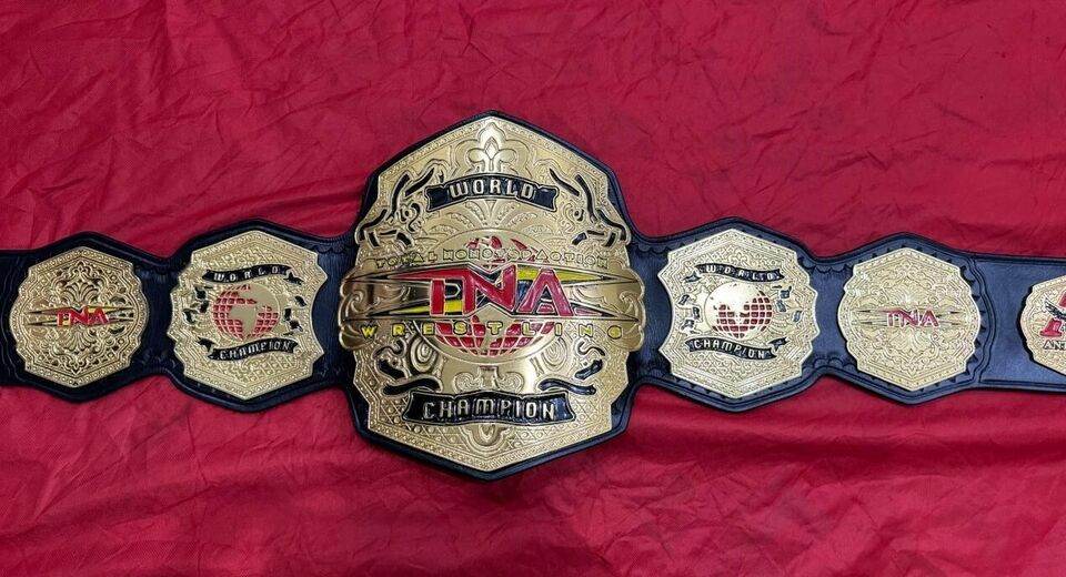 New TNA WORLD Wrestling Championship Inspired Title Belt - photo 7 of 9 | Brex International