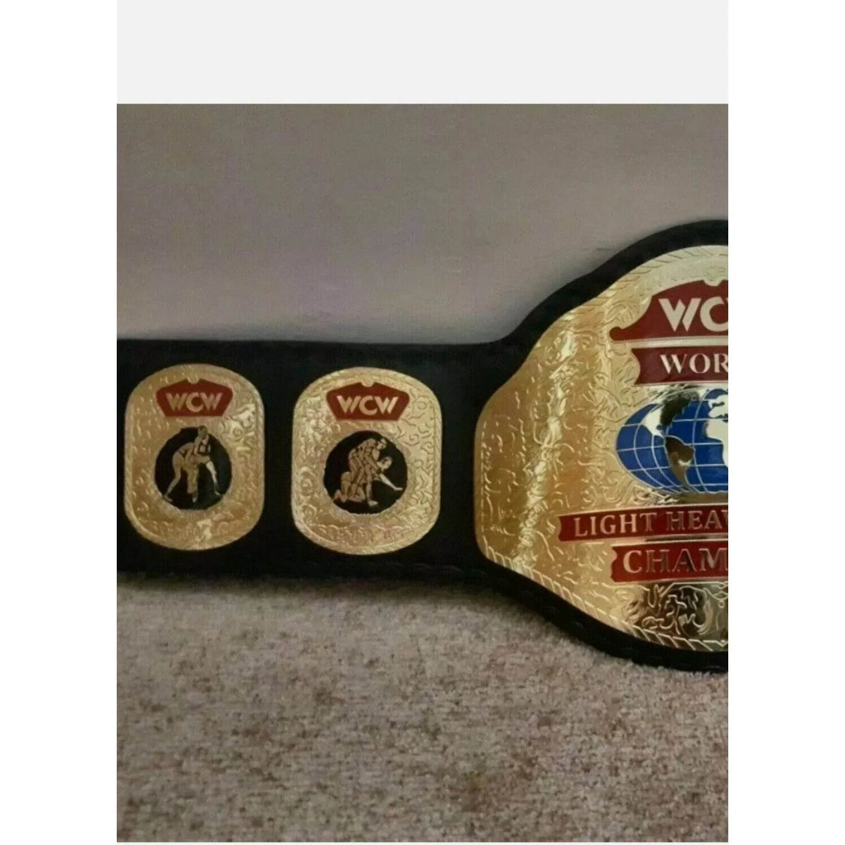 New WCW World Light Heavyweight Wrestling Championship Inspired Belt - photo 2 of 3 | Brex International