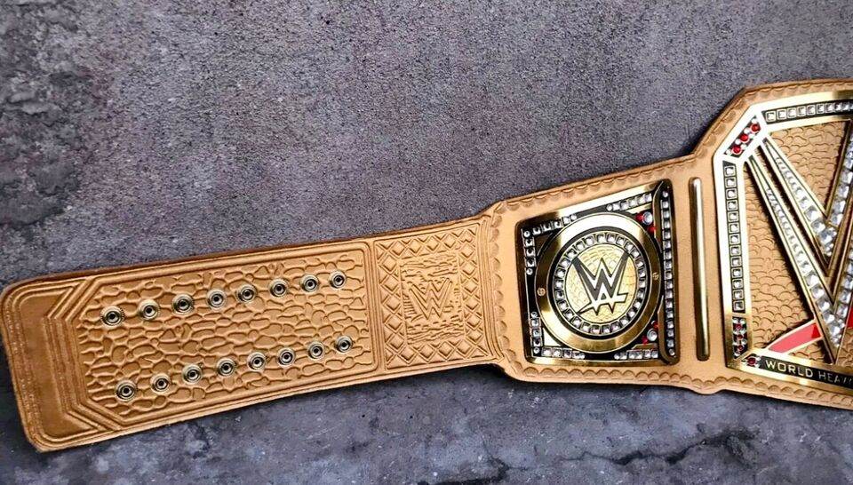 New World Wrestling Heavyweight Championship Inspired Collectible Title Belt - photo 7 of 8 | Brex International
