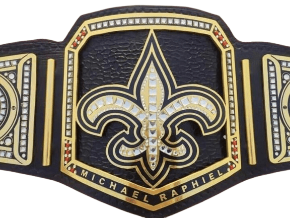 Nfl Custom New Orleans Saints Championship Wrestling Inspired Belt - photo 1 of 5 | Brex International