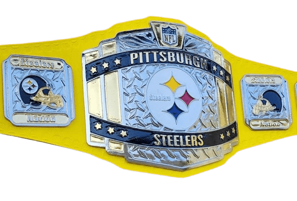 NFL Pittsburgh Steelers Super Bowl Championship Title Inspired Belt Football - photo 1 of 4 | Brex International