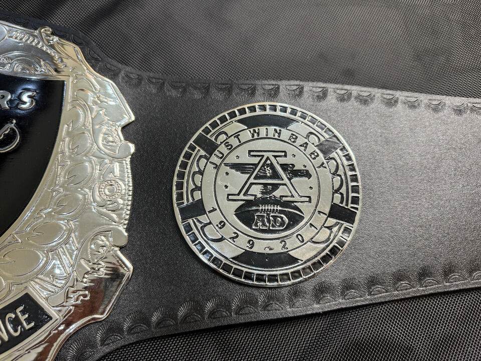 NFL Raiders Championship Belt Adult Size Inspired - photo 5 of 5 | Brex International