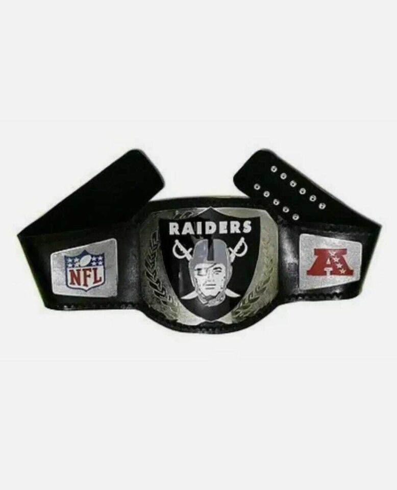 NFL Raiders Championship Inspired Belt Adult Size Brass - photo 1 of 3 | Brex International