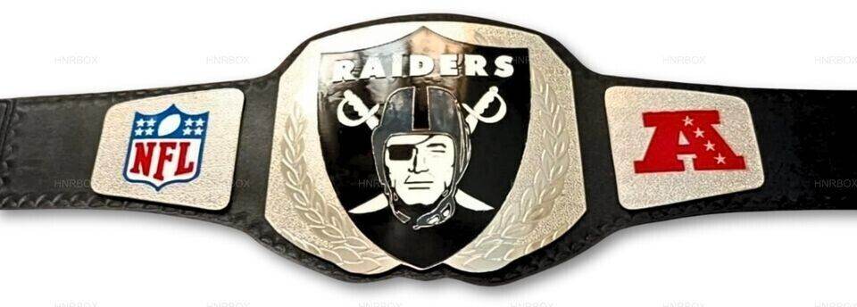 NFL Raiders Championship Inspired Belt Adult Size Brass - photo 3 of 3 | Brex International