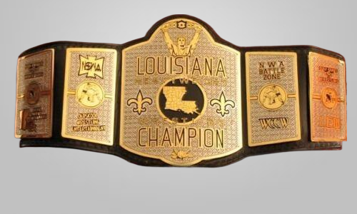 NSWA Louisiana Mid-South Championship Inspired Belt Old School Wrestling Champion - photo 1 of 1 | Brex International
