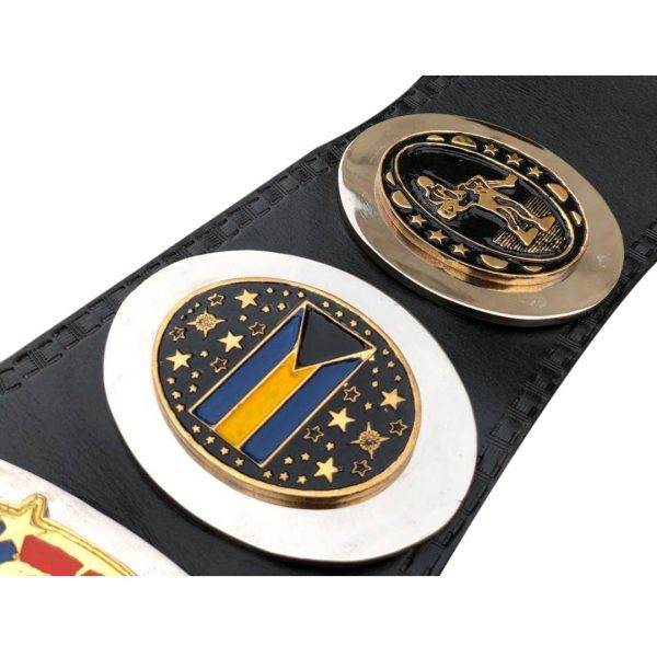 NWA Bahamas Bahamian Heavyweight Wrestling Championship Inspired Belt - photo 3 of 6 | Brex International