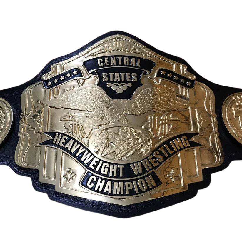 NWA Central States Heavyweight Wrestling Championship Inspired Belt - photo 1 of 4 | Brex International