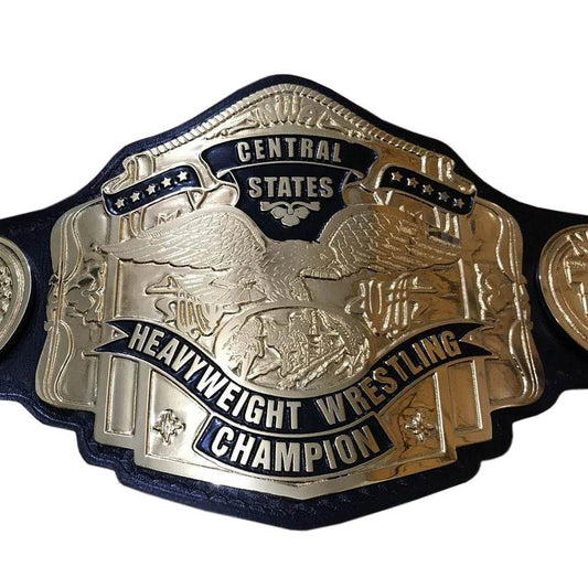 NWA Central States Heavyweight Wrestling Championship Inspired Belt - photo 1 of 4 | Brex International