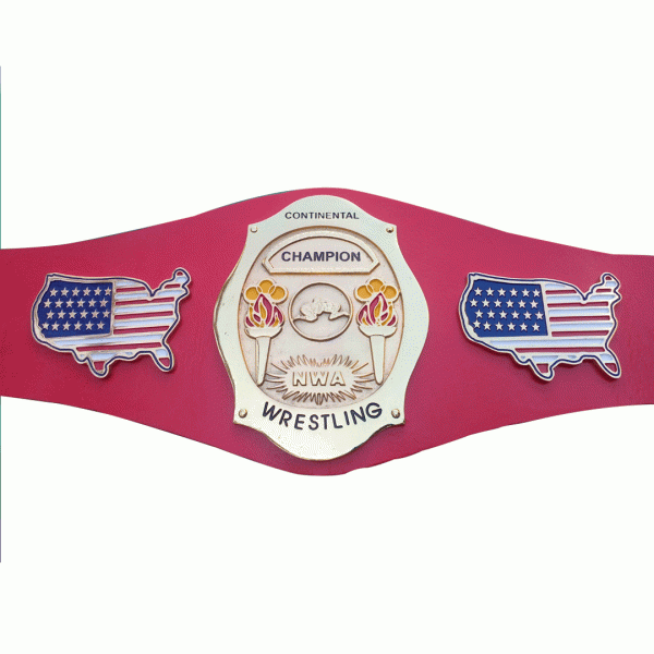 NWA Continental USA Heavyweight Wrestling Champion Inspired Belt - photo 1 of 4 | Brex International