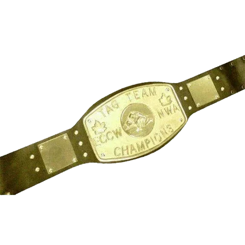 NWA Elite Canadian Tag Team Wrestling Championship Inspired Belt - photo 1 of 1 | Brex International