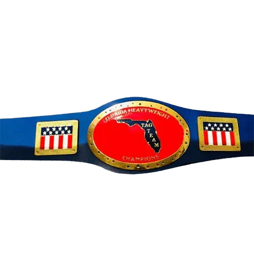 NWA Florida Tag Team Heavyweight Wrestling Champion Inspired Collectible Belt - photo 1 of 1 | Brex International