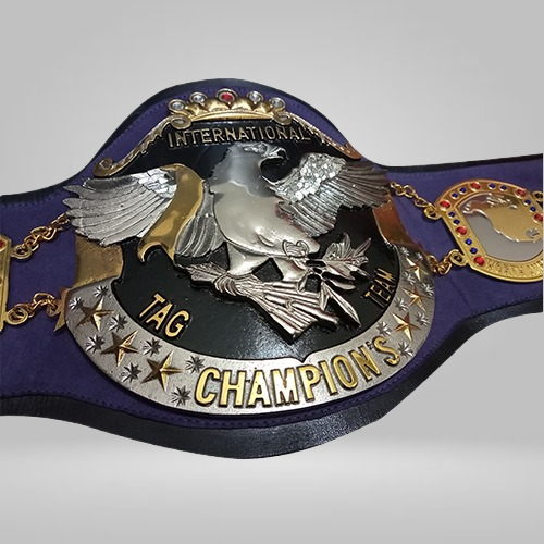 NWA International Tag Team Championship Inspired Belt Japan Wrestling Association Inoki - photo 1 of 2 | Brex International