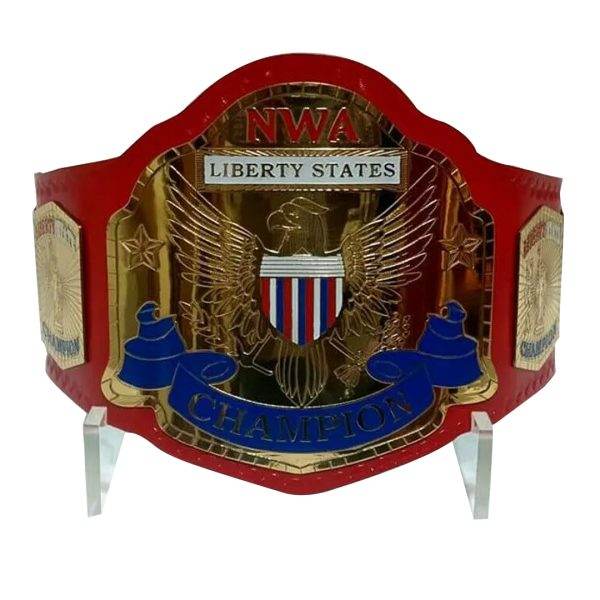 NWA Liberty States Championship Inspired Collectible Title Belt - photo 1 of 3 | Brex International