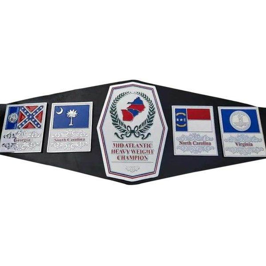 NWA Mid Atlantic Heavyweight Wrestling Championship Inspired Title Belt - photo 1 of 4 | Brex International
