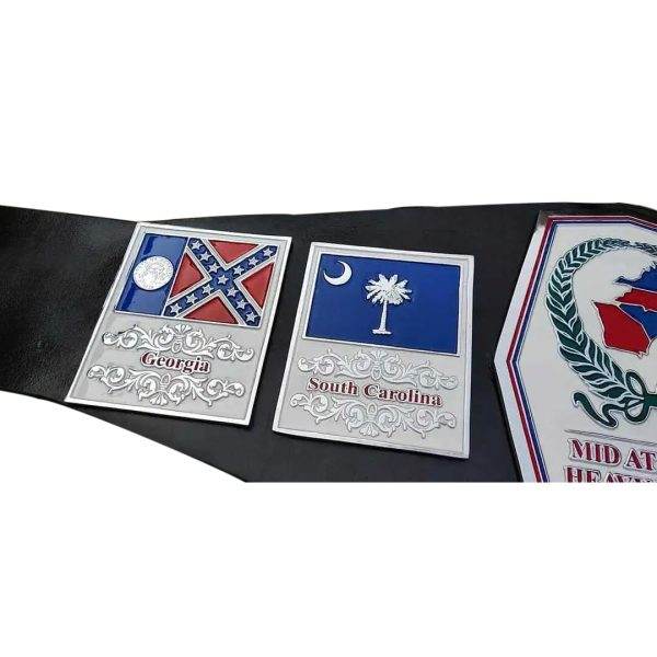 NWA Mid Atlantic Heavyweight Wrestling Championship Inspired Title Belt - photo 3 of 4 | Brex International