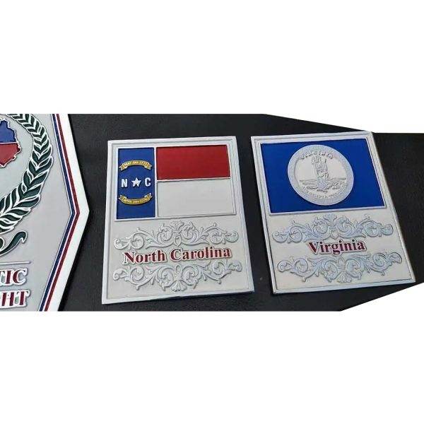 NWA Mid Atlantic Heavyweight Wrestling Championship Inspired Title Belt - photo 4 of 4 | Brex International