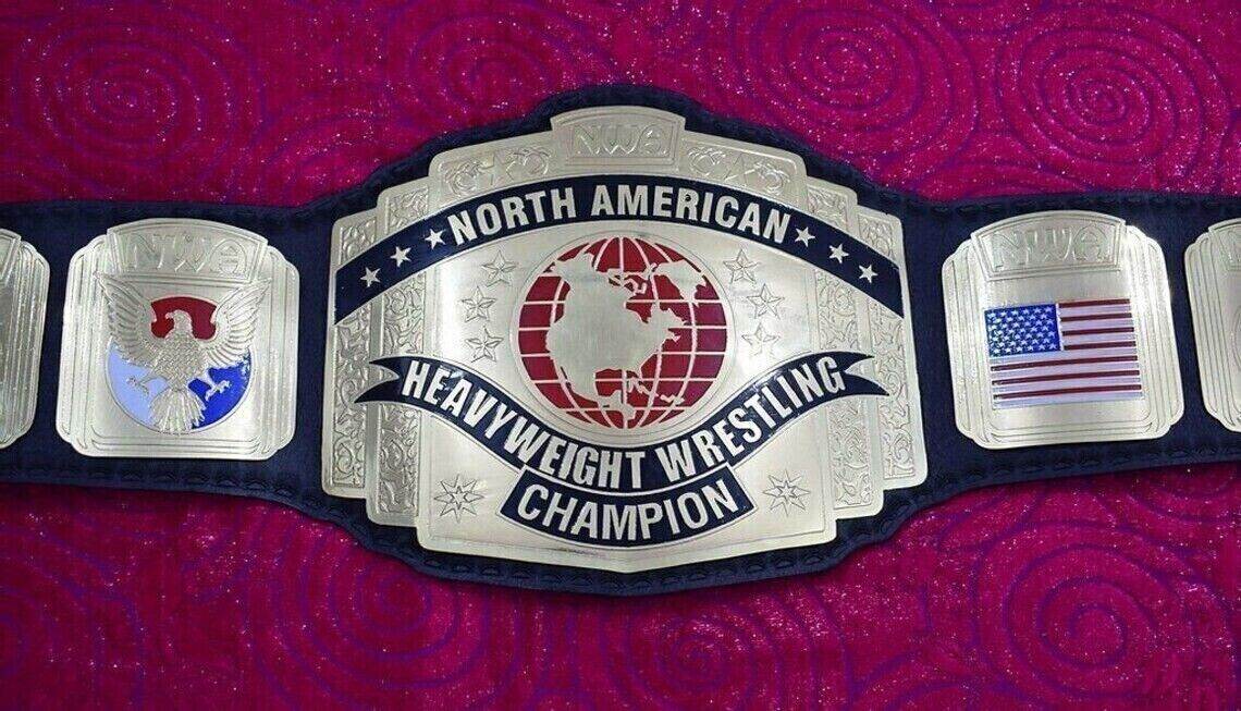 NWA North American Heavyweight Wrestling Champion Inspired Title Belt - photo 2 of 6 | Brex International