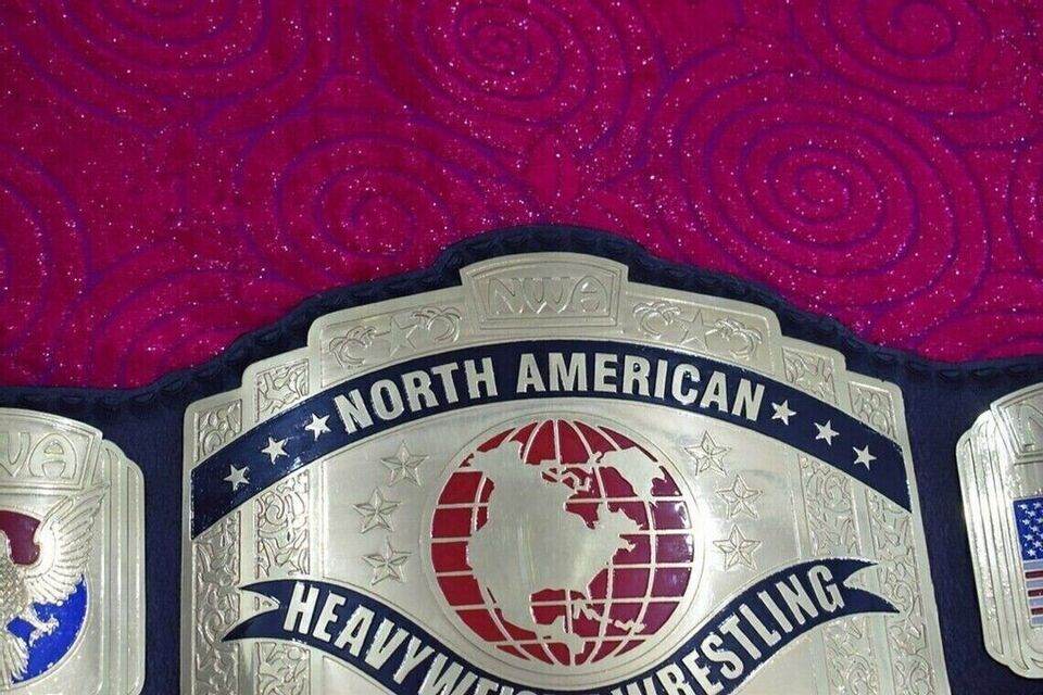 NWA North American Heavyweight Wrestling Champion Inspired Title Belt - photo 4 of 6 | Brex International