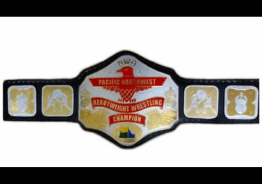 NWA Pacific Northwest Heavyweight Wrestling Champion Inspired Title Belt - photo 1 of 1 | Brex International