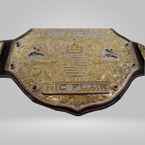 NWA RIC FLAIR World Heavyweight Wrestling Championship Belt WCW Champion Inspired Belt - photo 1 of 3 | Brex International