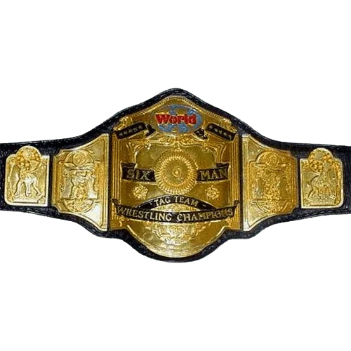 NWA Six Man Tag Team Championship Inspired Collectible Belt - photo 1 of 1 | Brex International
