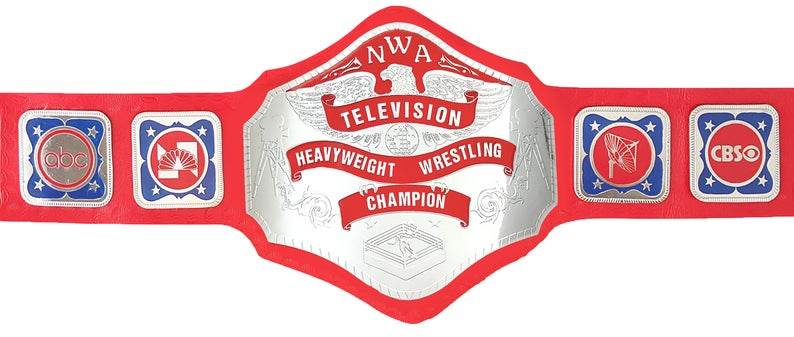 NWA Television Heavyweight Wrestling Championship Inspired Title Belt - photo 1 of 2 | Brex International