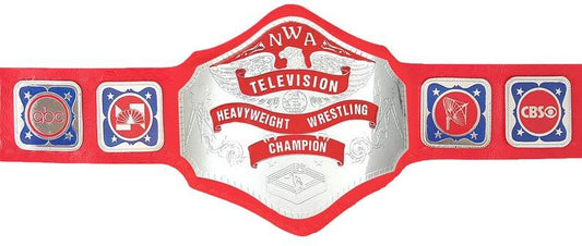 NWA Television Heavyweight Wrestling Championship Inspired Title Belt - photo 1 of 2 | Brex International