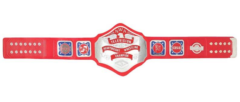 NWA Television Heavyweight Wrestling Championship Inspired Title Belt - photo 2 of 2 | Brex International