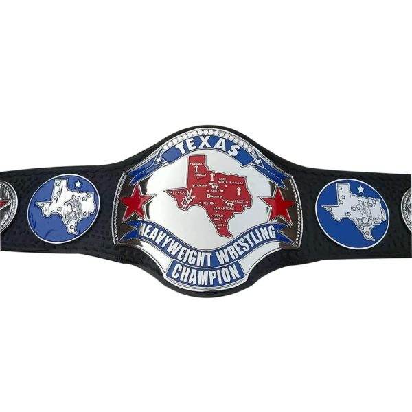NWA Texas Heavyweight Wrestling Championship Inspired Title Belt - photo 1 of 3 | Brex International