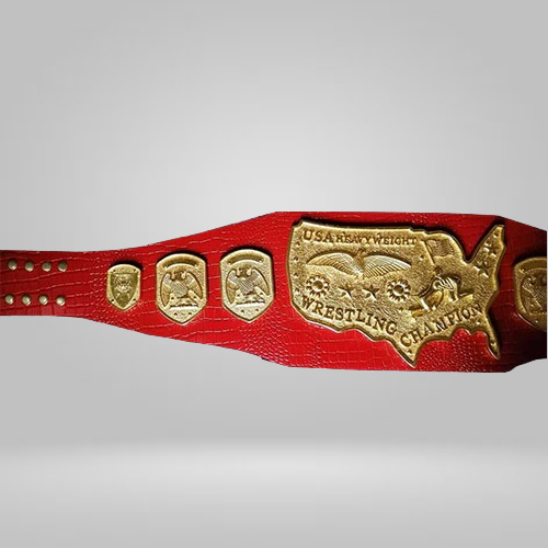NWA United States Heavyweight Champion The Iron Shiek Backlund USA Inspired Belt - photo 1 of 3 | Brex International