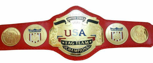 NWA United States Wrestling Tag Team Championship Inspired Title Belt - photo 1 of 3 | Brex International