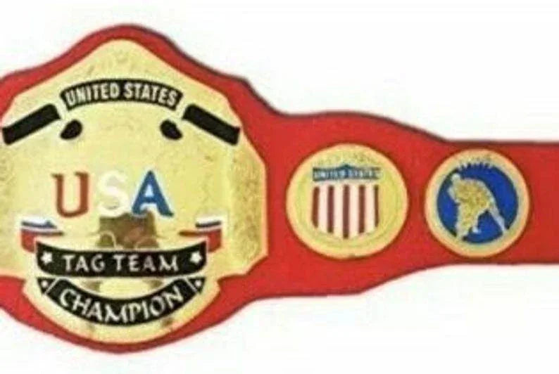 NWA United States Wrestling Tag Team Championship Inspired Title Belt - photo 2 of 3 | Brex International