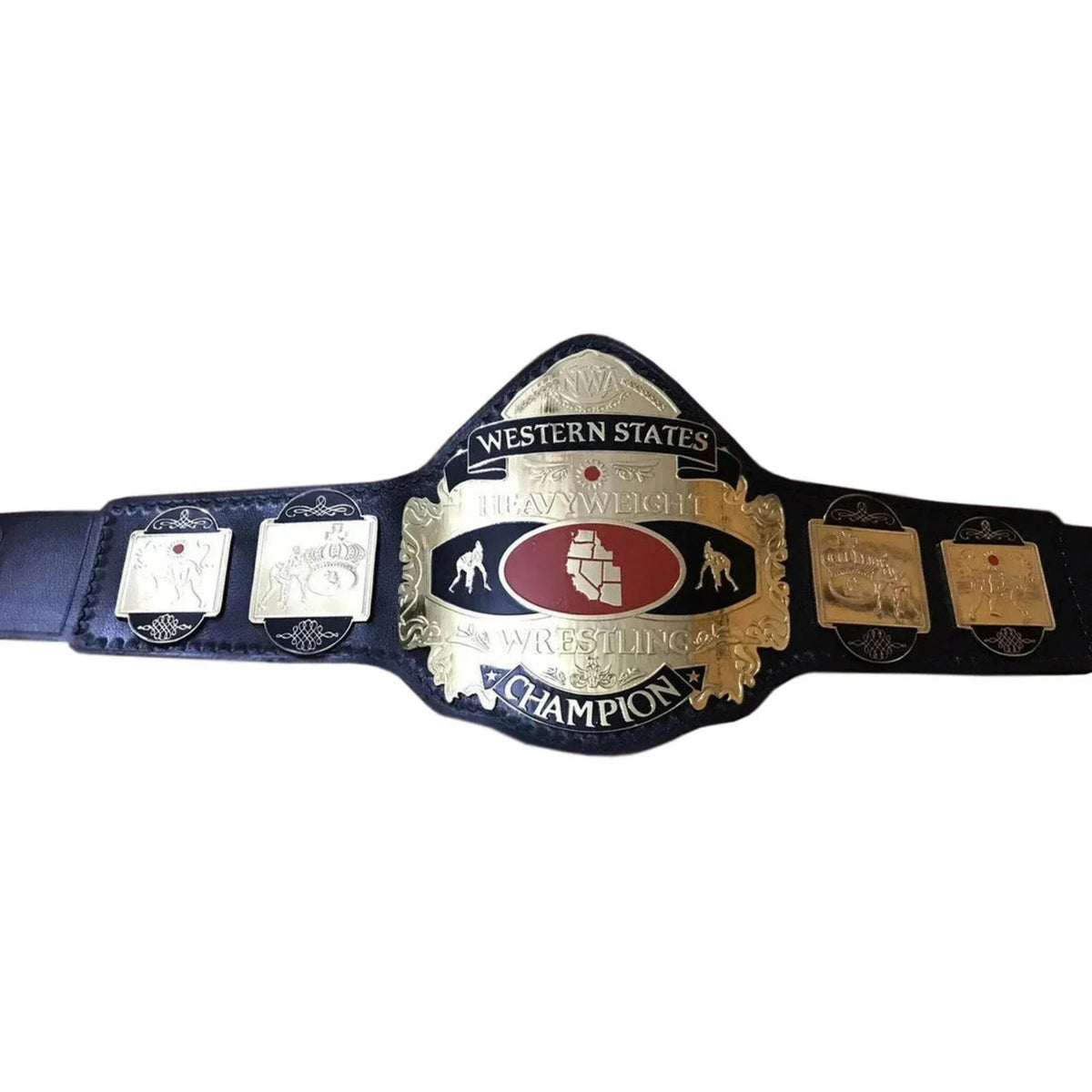 NWA Western States Wrestling Championship Inspired Title Belt - photo 3 of 3 | Brex International