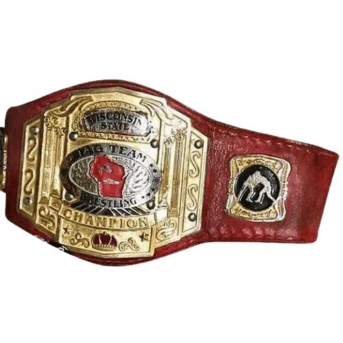 NWA Wisconsin State Tag Team Wrestling Champion Inspired Belt The Re-Gex - photo 1 of 1 | Brex International