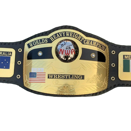 NWA World Heavyweight Championship Inspired Collectible Title Belt - photo 1 of 6 | Brex International
