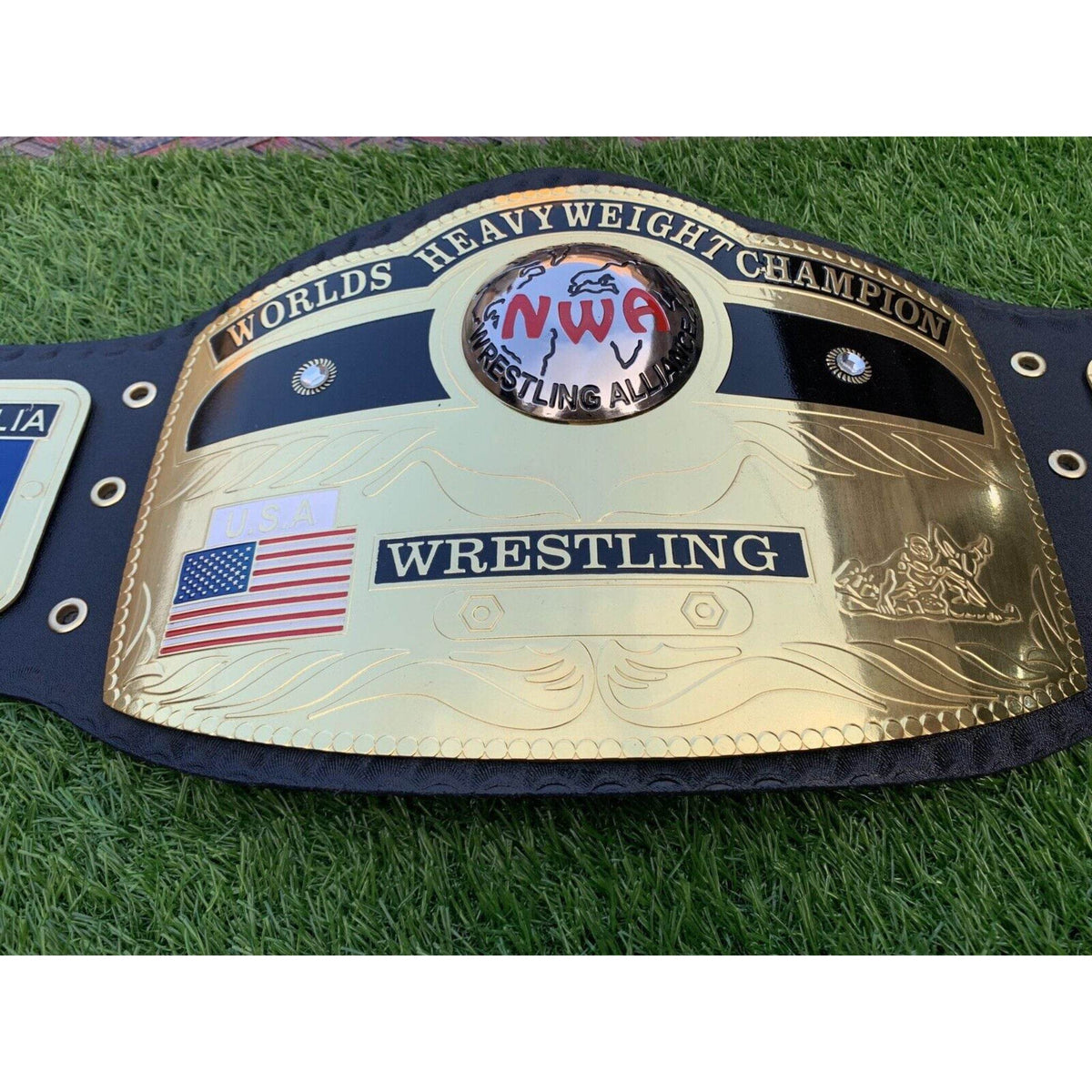 NWA World Heavyweight Championship Inspired Collectible Title Belt - photo 5 of 6 | Brex International
