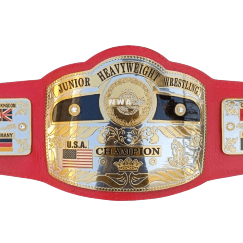 NWA World Junior Heavyweight Championship Inspired Collectible Title Belt - photo 1 of 12 | Brex International