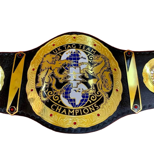 NXT UK Tag Team Championship Inspired Collectible Title Belt - photo 1 of 6 | Brex International