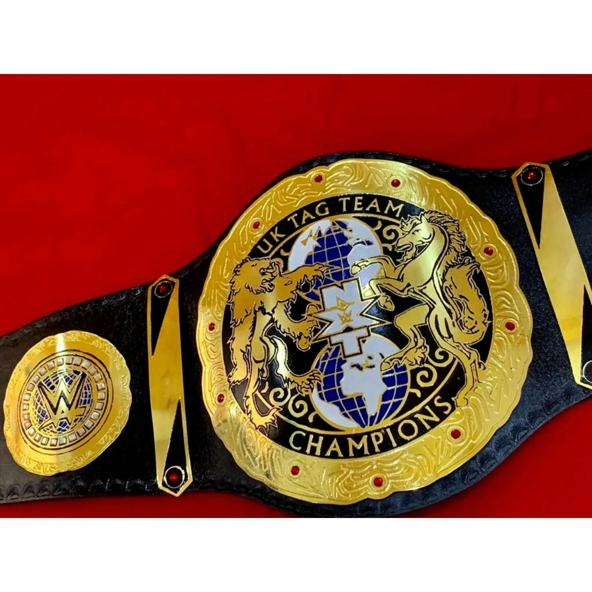 NXT UK Tag Team Championship Inspired Collectible Title Belt - photo 4 of 6 | Brex International