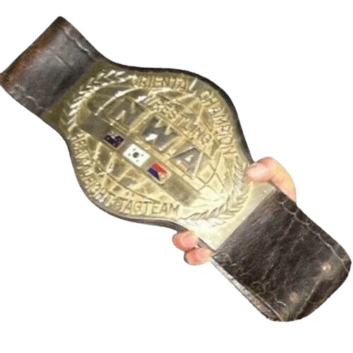 Old NWA Oriental Tag Team Wrestling Championship Inspired Belt - photo 1 of 1 | Brex International