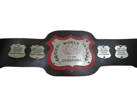 Old NWA World Tag Team Championship Inspired Collectible Title Belt - photo 1 of 1 | Brex International