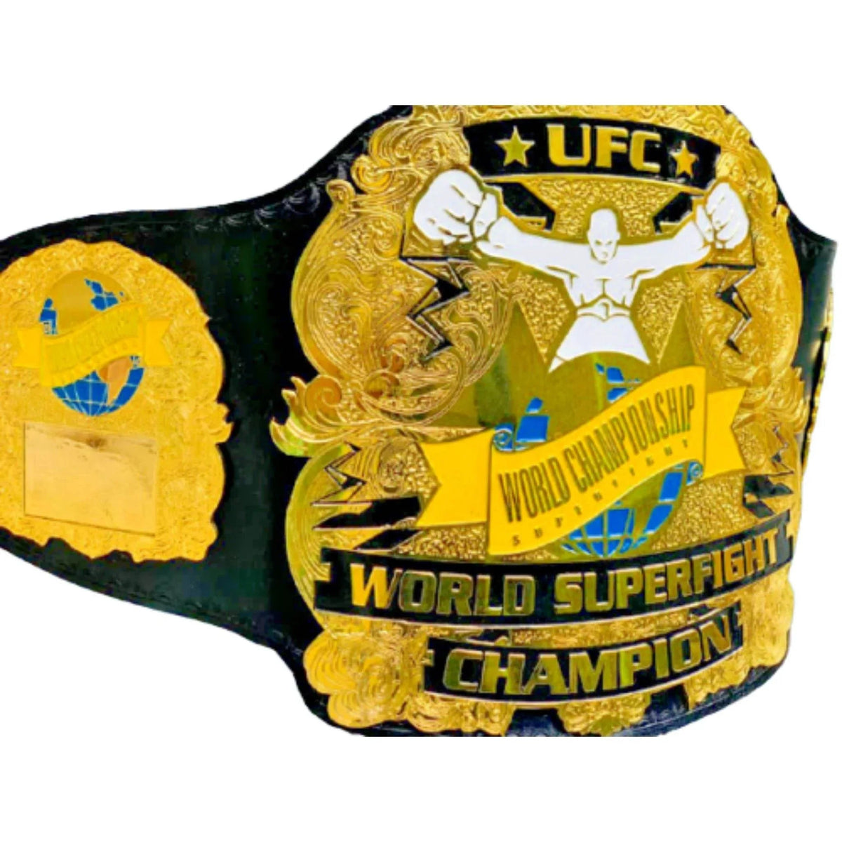 Old UFC MMA Ultimate World SUPERFIGHT Championship Inspired Title Belt - photo 2 of 3 | Brex International