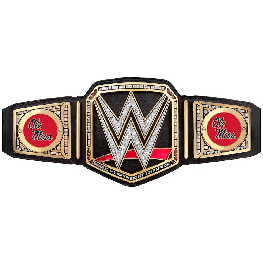 Ole Miss Rebels WWE Championship Inspired Collectible Title Belt - photo 1 of 4 | Brex International