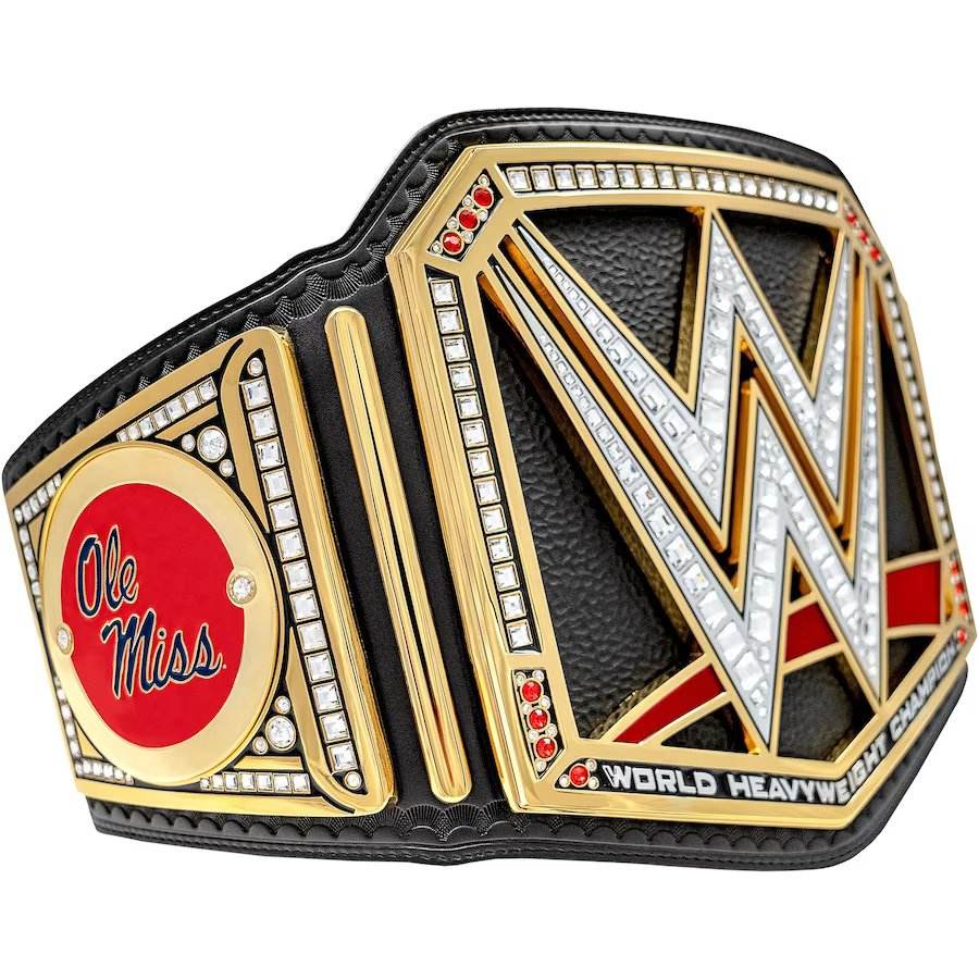 Ole Miss Rebels WWE Championship Inspired Collectible Title Belt - photo 3 of 4 | Brex International